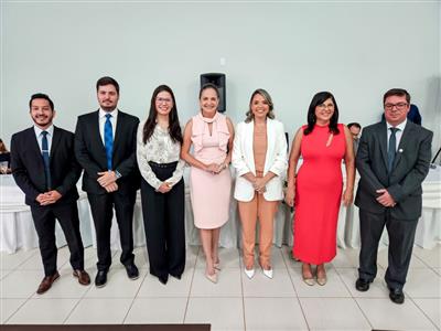 Notícia destaque: Gisela Cardoso dá posse à presidente da 18ª Subseção Joseane Malheiros Alvim Parmigiani