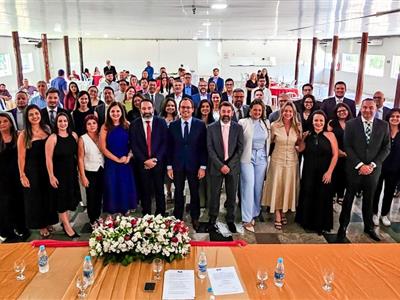 Foto da Notícia: Gisela Cardoso dá posse ao presidente da 9ª Subseção, Marcelo Freitas Passos