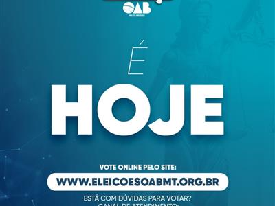 Foto da Notícia: Comissão Eleitoral realiza cerimônia de emissão da zerésima e às 9h (horário de Cuiabá) advocacia começa a votar online