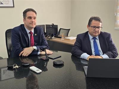 Foto da Notícia: Bruno Casagrande participa de reunião estendida e convida para encontro nacional de dirigentes em Cuiabá